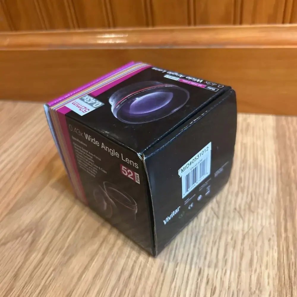 Vivitar Professional Wide Angle 52mm Autofocus Lens with Macro Series 1 New